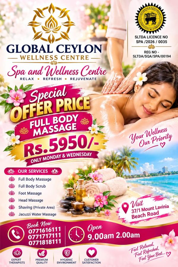 🪷🪷  G L O B A L   C E Y L O N   Spa and Wellness Centre  🪷🪷